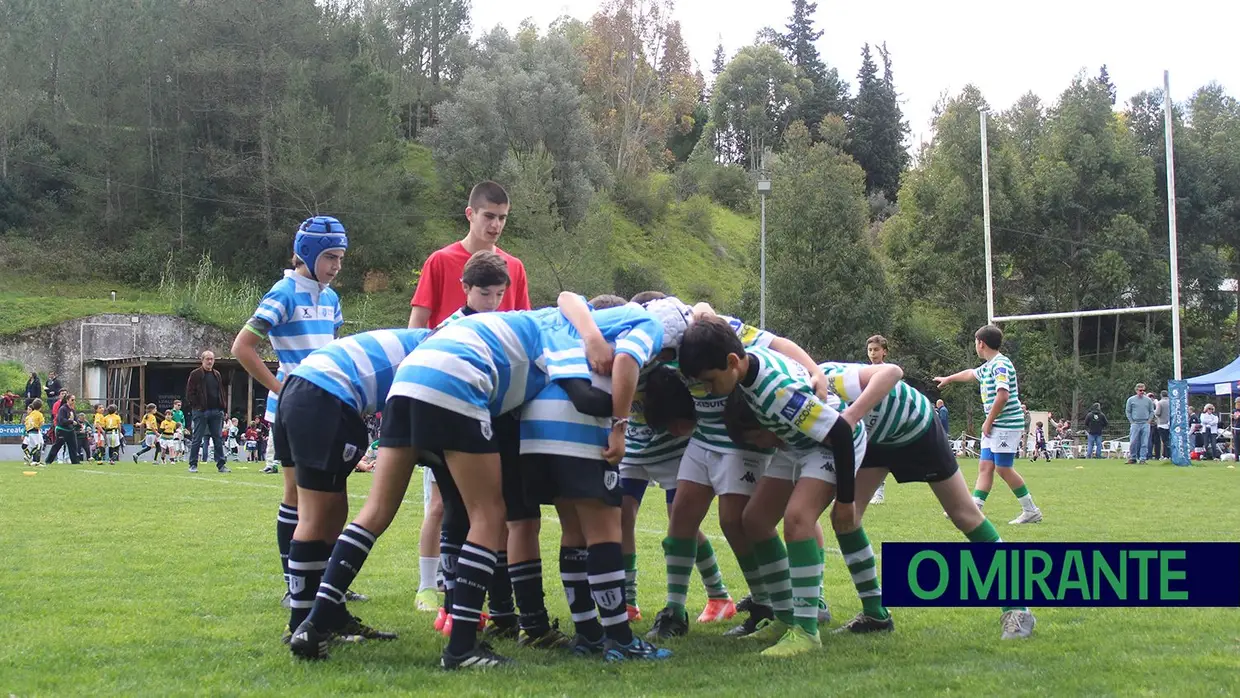 Seis centenas de atletas em convívio promovido pelo Rugby Clube de Santarém