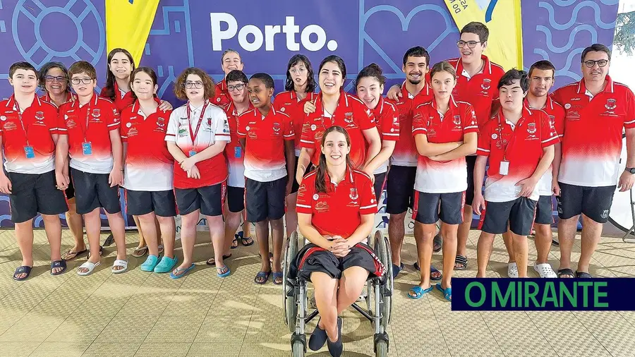 Atleta de Alhandra bate recorde nacional em Torneio de Natação Adaptada Atleta de Alhandra bate recorde nacional em Torneio de Natação Adaptada