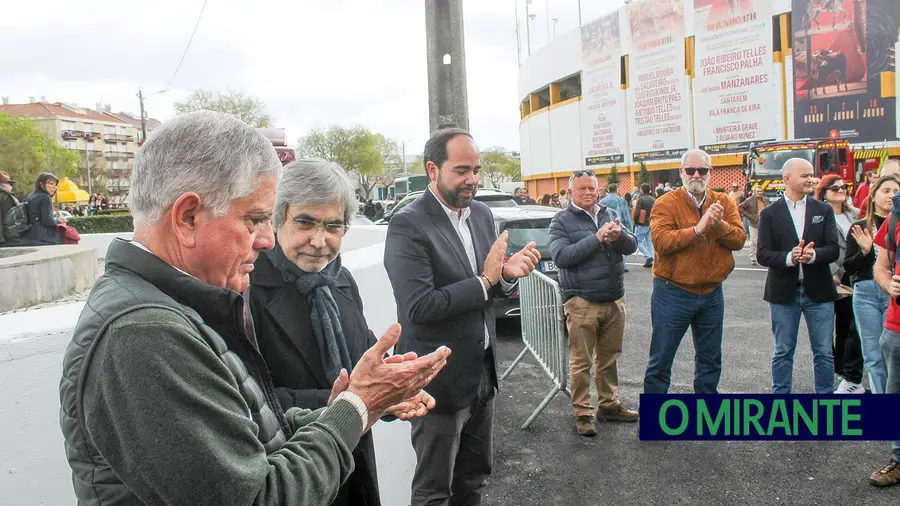Praça de Touros de Santarém com zona envolvente dignificada Praça de Touros de Santarém com zona envolvente dignificada