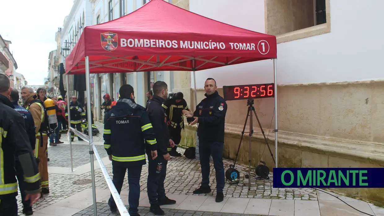 Bombeiros de todo o país participaram na Subida Templária em Tomar