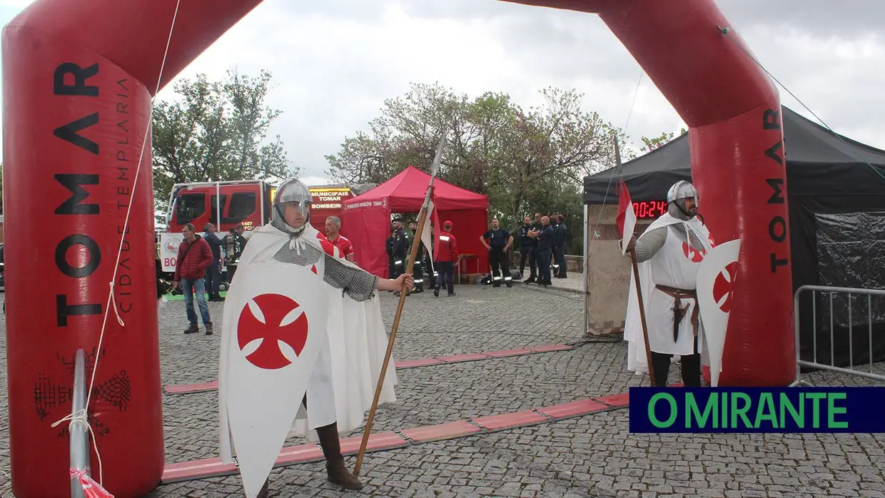 Bombeiros de todo o país participaram na Subida Templária em Tomar