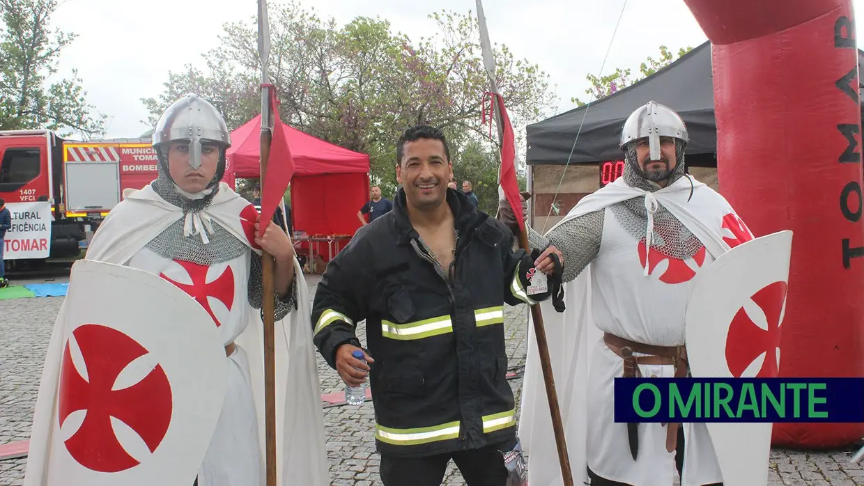 Bombeiros de todo o país participaram na Subida Templária em Tomar