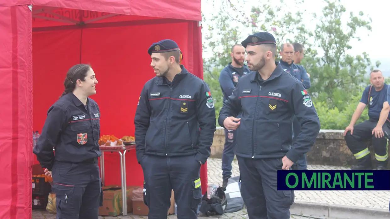 Bombeiros de todo o país participaram na Subida Templária em Tomar