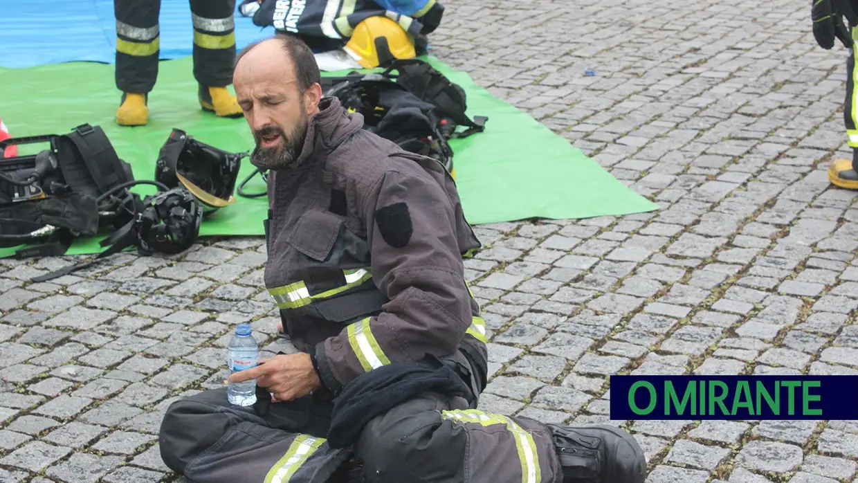 Bombeiros de todo o país participaram na Subida Templária em Tomar