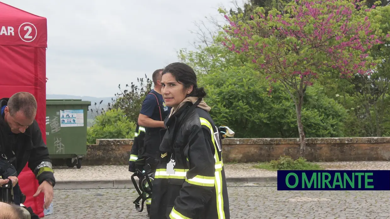 Bombeiros de todo o país participaram na Subida Templária em Tomar