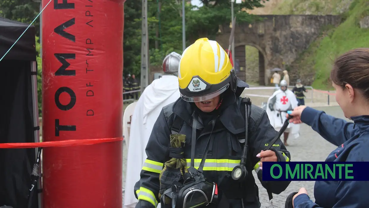 Bombeiros de todo o país participaram na Subida Templária em Tomar