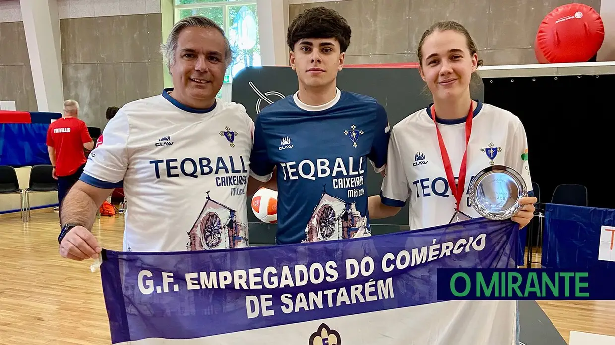 "Caixeiros” de Santarém com pódio em prova de teqball na Dinamarca