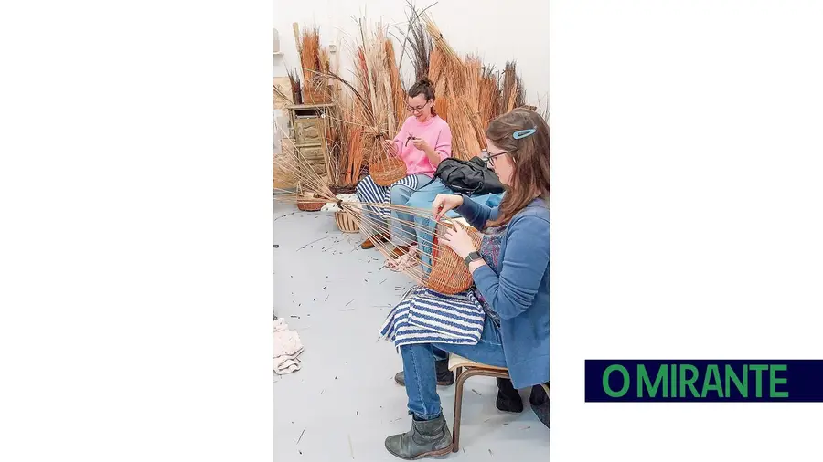 Oficina de Artes Tradicionais em Tomar recebeu acção de cestaria em vime Oficina de Artes Tradicionais em Tomar recebeu acção de cestaria em vime