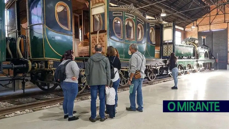 Museu Nacional Ferroviário perto dos 40 mil visitantes em 2024 Museu Nacional Ferroviário perto dos 40 mil visitantes em 2024