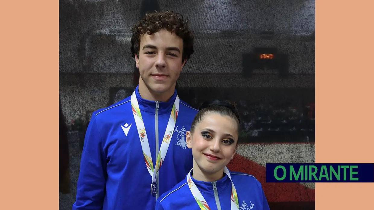 Académica de Santarém com dois títulos nacionais na 2ª Divisão de ginástica acrobática