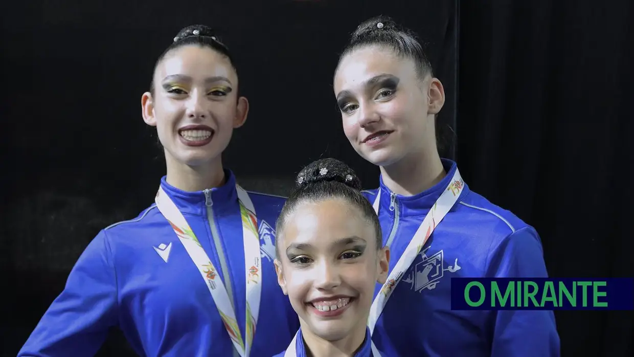 Académica de Santarém com dois títulos nacionais na 2ª Divisão de ginástica acrobática