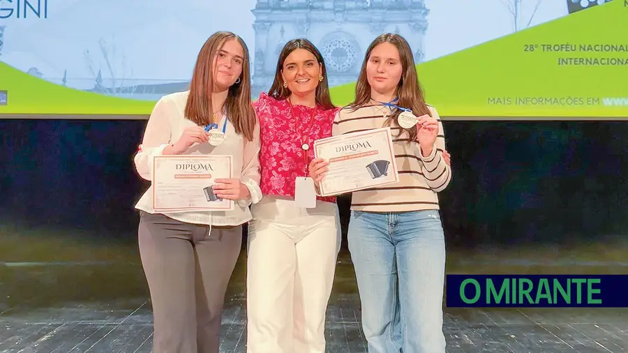 Alunas da Professora Andreia Sofia sagram-se vice-campeãs nacionais de Acordeão