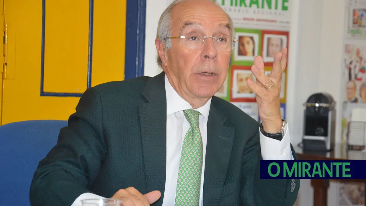 Visita de Marques Mendes à redacção de O MIRANTE