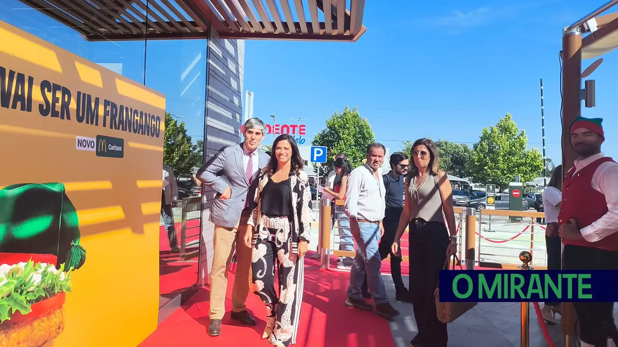 O restaurante McDonald’s Cartaxo já foi inaugurado e abre ao público hoje