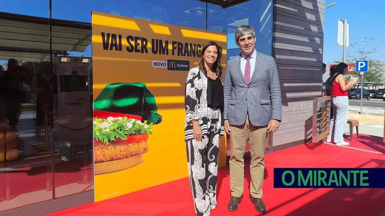 O restaurante McDonald’s Cartaxo já foi inaugurado e abre ao público hoje