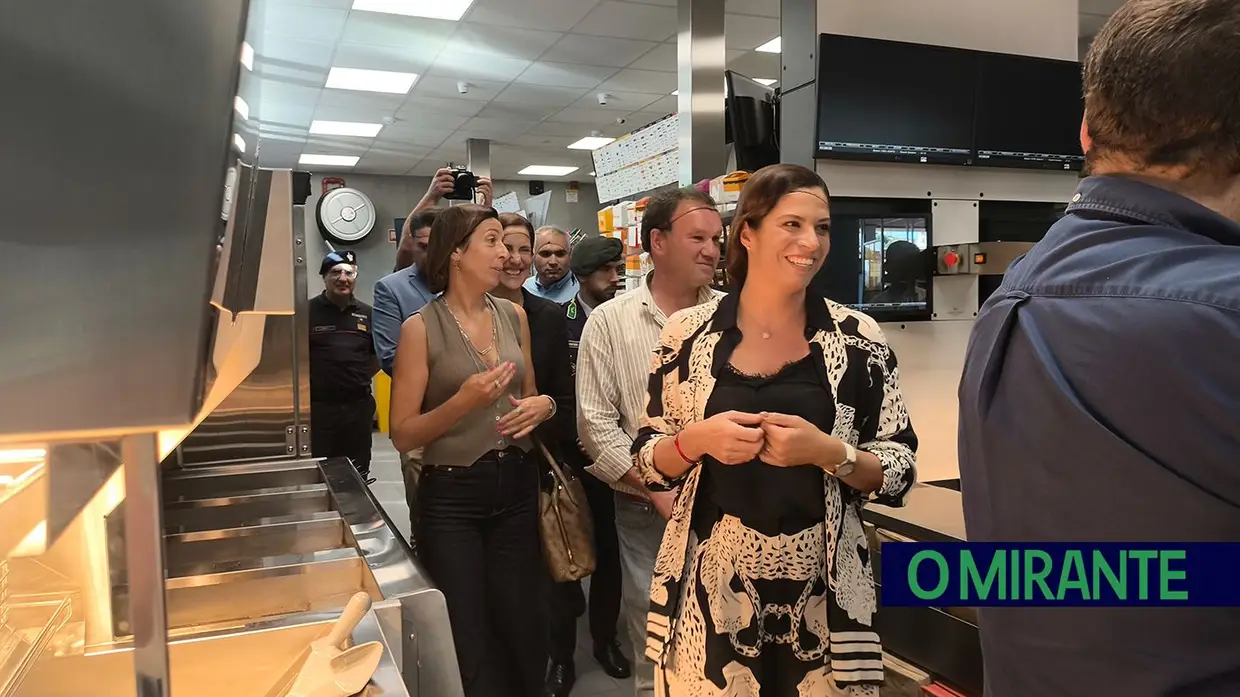 O restaurante McDonald’s Cartaxo já foi inaugurado e abre ao público hoje