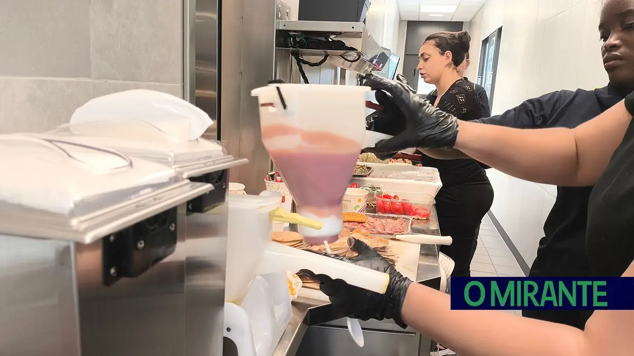 O restaurante McDonald’s Cartaxo já foi inaugurado e abre ao público hoje