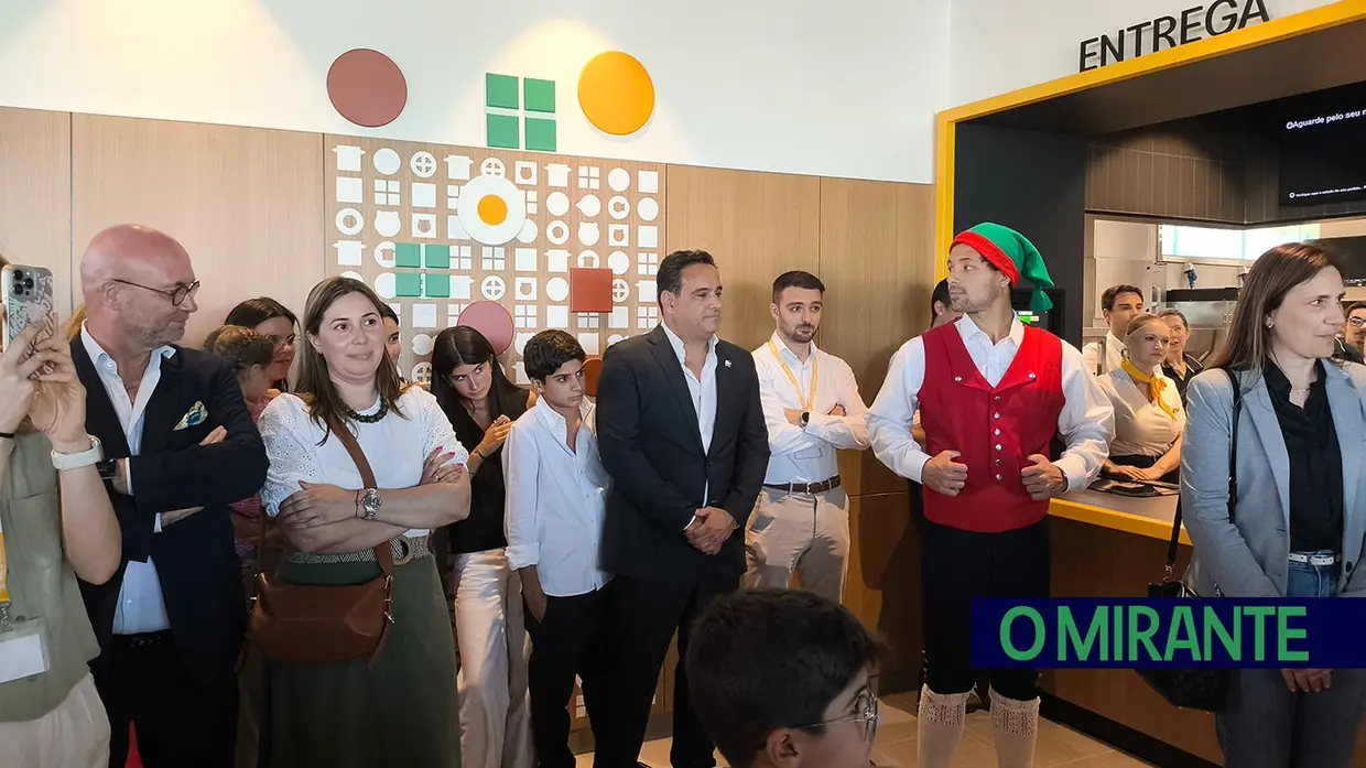 O restaurante McDonald’s Cartaxo já foi inaugurado e abre ao público hoje