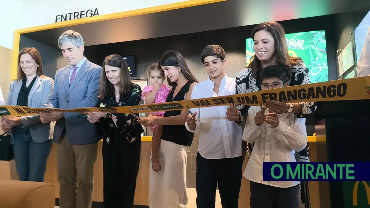 O restaurante McDonald’s Cartaxo já foi inaugurado e abre ao público hoje