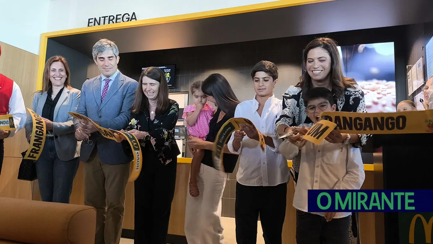 O restaurante McDonald’s Cartaxo já foi inaugurado e abre ao público hoje