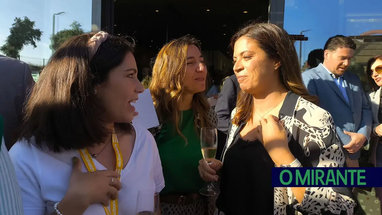 O restaurante McDonald’s Cartaxo já foi inaugurado e abre ao público hoje