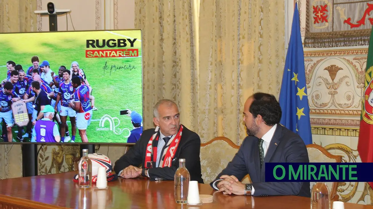 Rugby Clube de Santarém foi homenageado e vai ter novo campo
