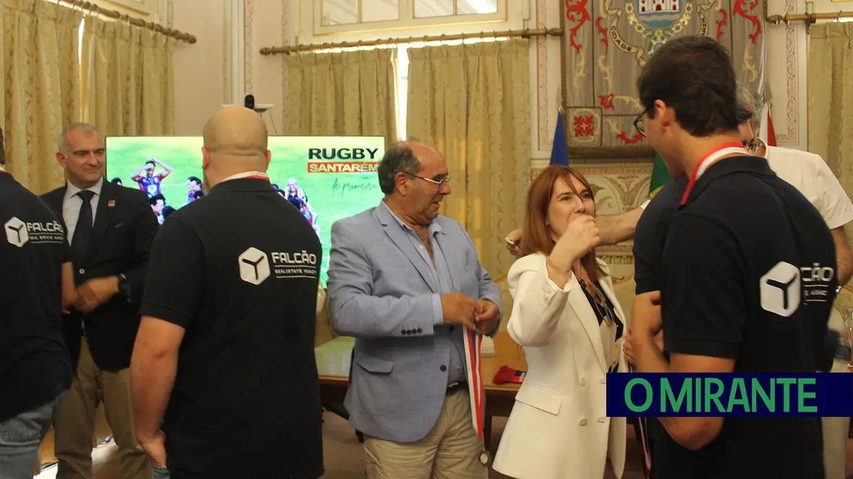 Rugby Clube de Santarém foi homenageado e vai ter novo campo