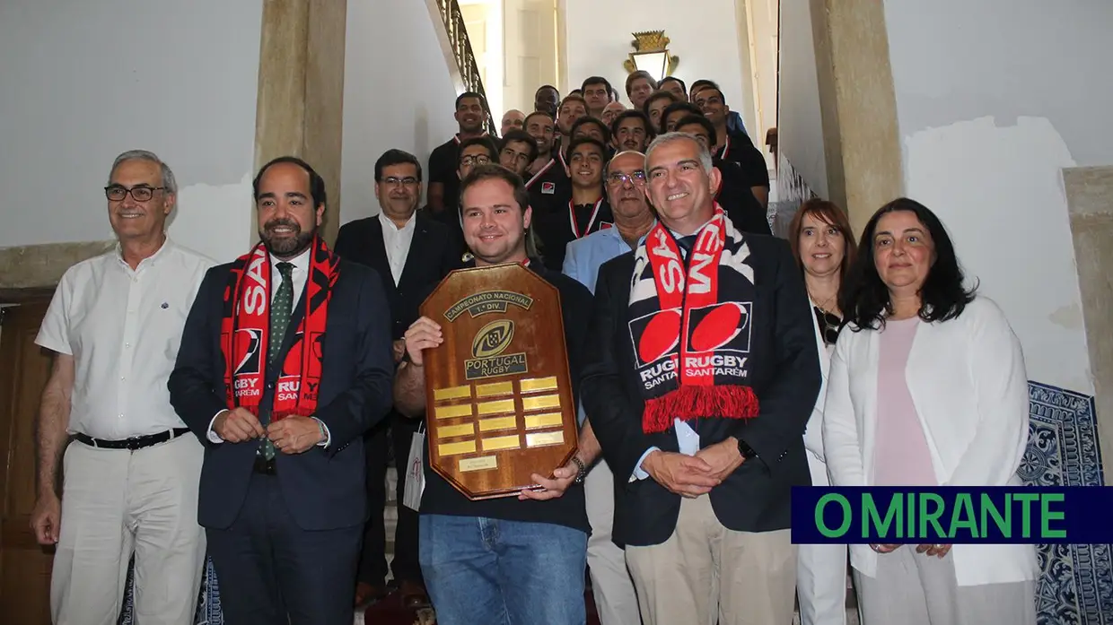 Rugby Clube de Santarém foi homenageado e vai ter novo campo