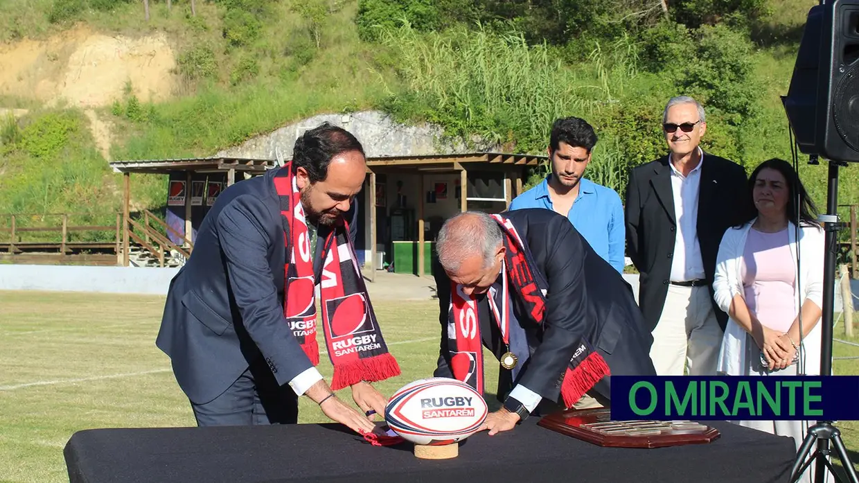 Rugby Clube de Santarém foi homenageado e vai ter novo campo