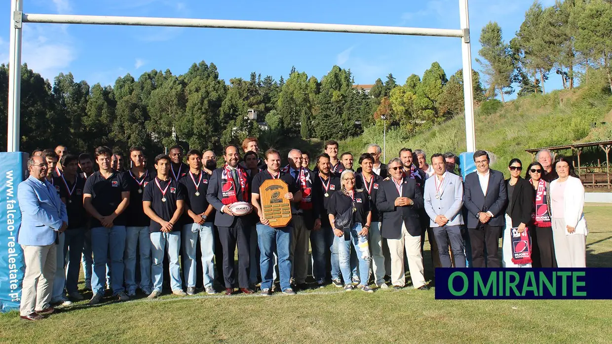 Rugby Clube de Santarém foi homenageado e vai ter novo campo