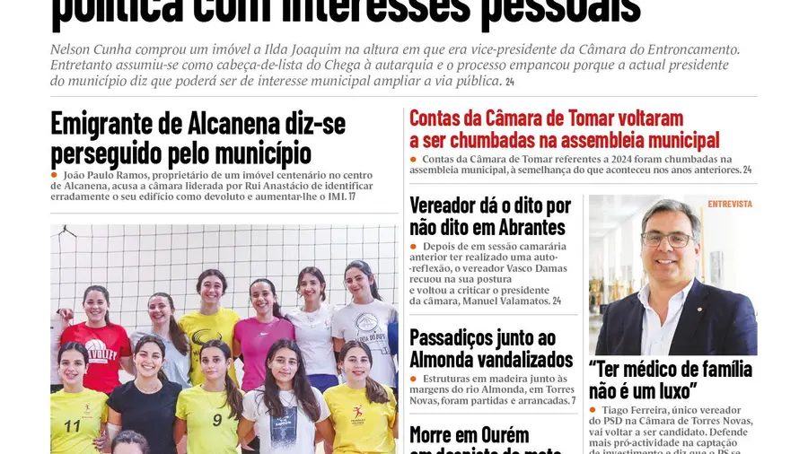 Capa Médio Tejo
