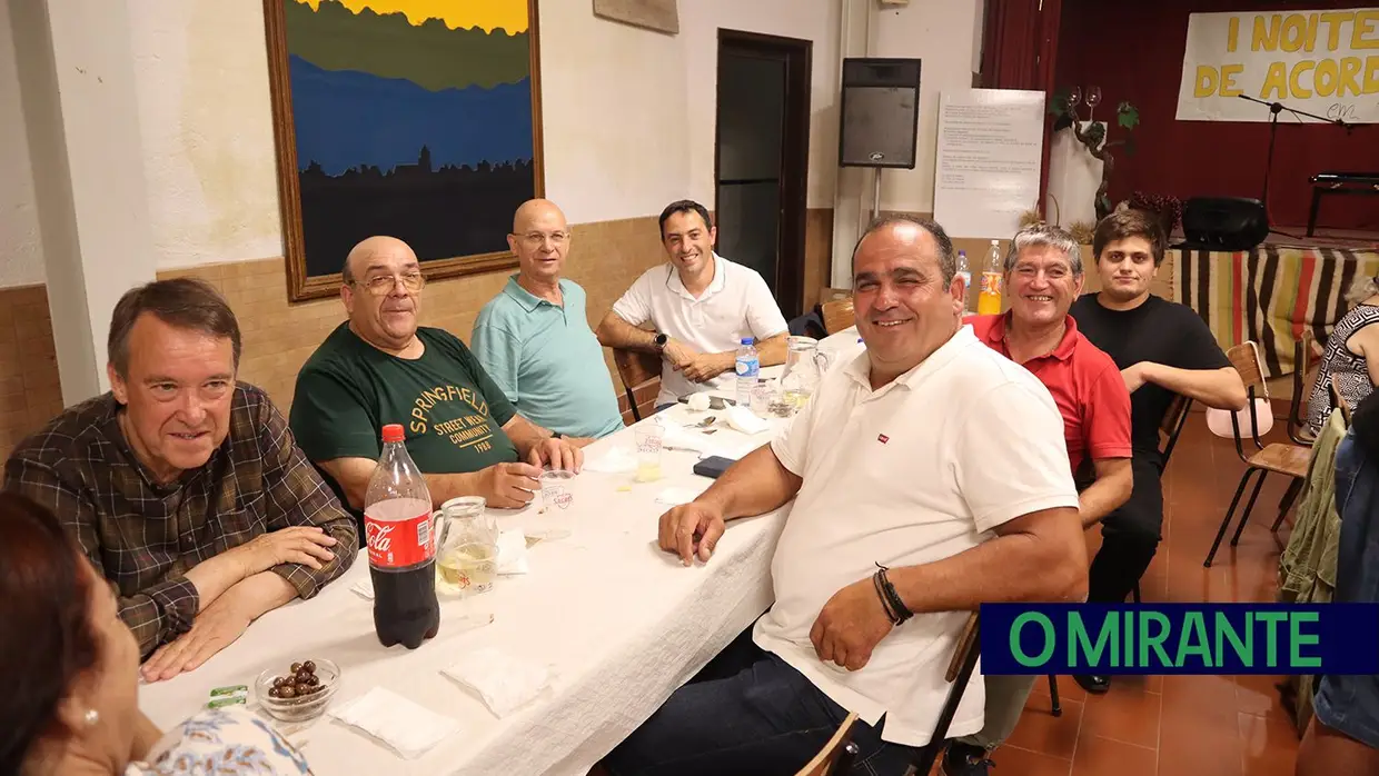 Uma noite ao som do acordeão em Valada
