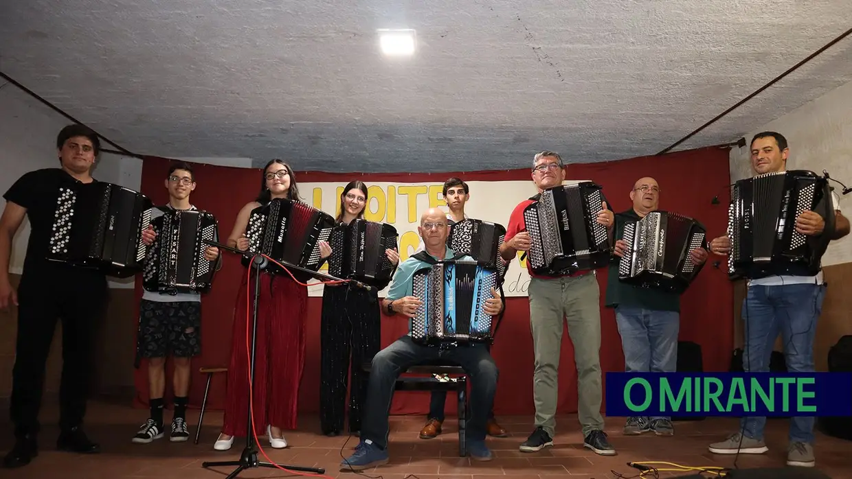 Uma noite ao som do acordeão em Valada
