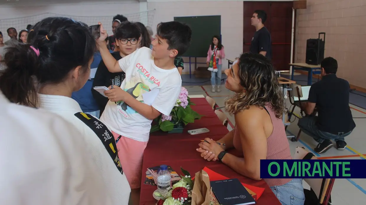 Agrupamento Templários homenageou Patrícia Sampaio