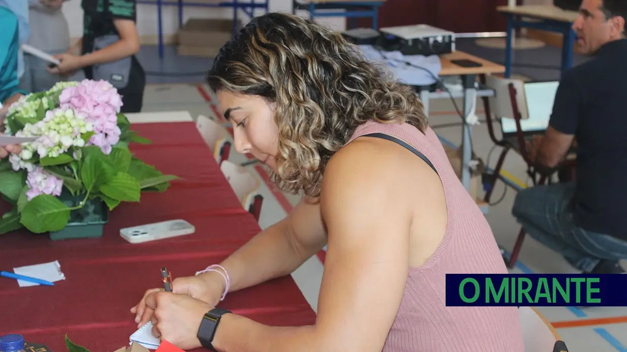 Agrupamento Templários homenageou Patrícia Sampaio