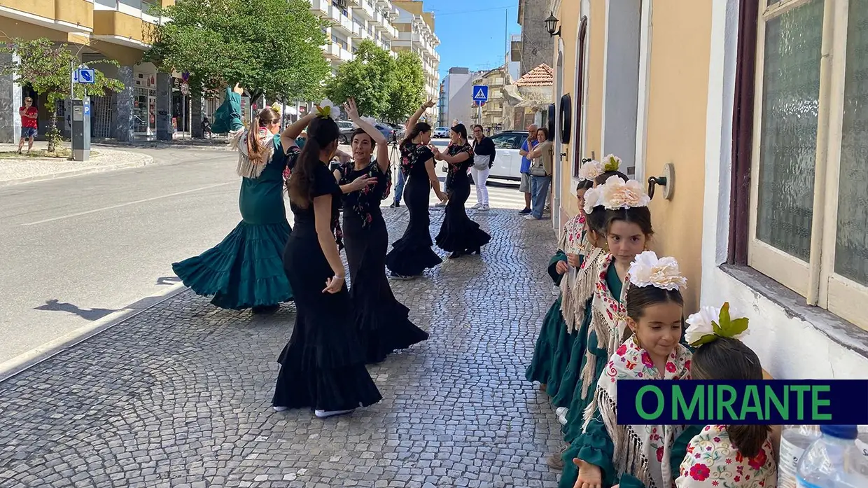 Um cheirinho a Feira do Ribatejo no centro de Santarém