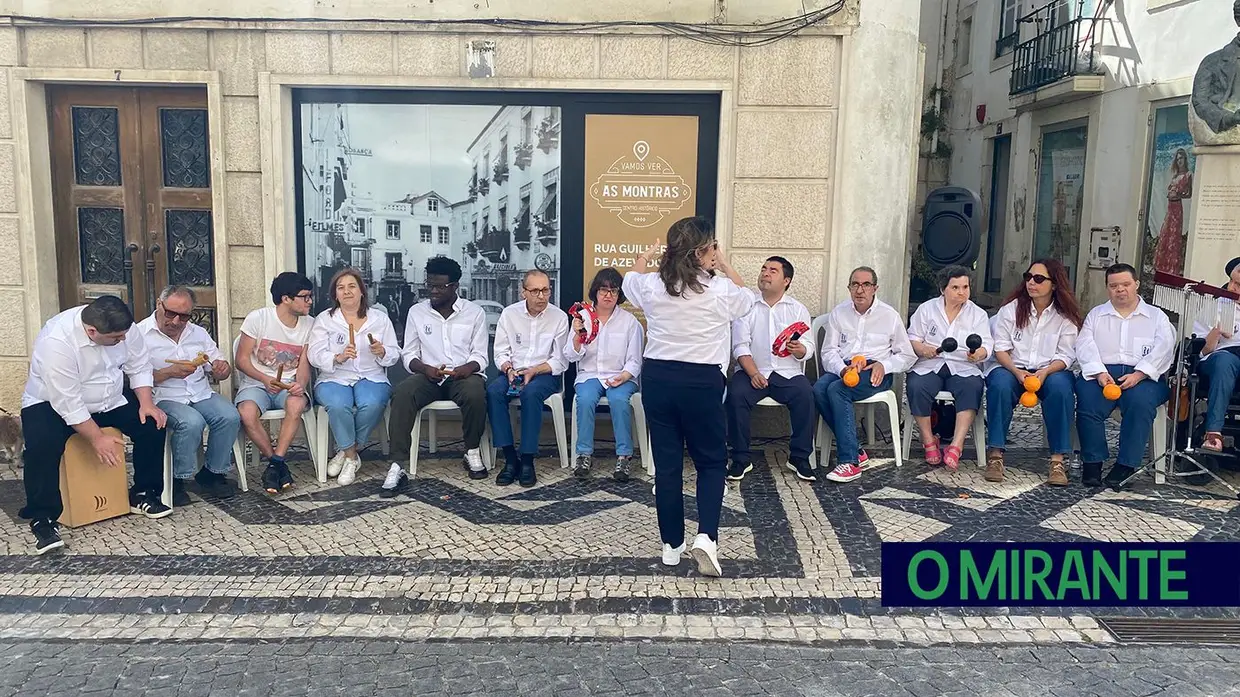 Um cheirinho a Feira do Ribatejo no centro de Santarém