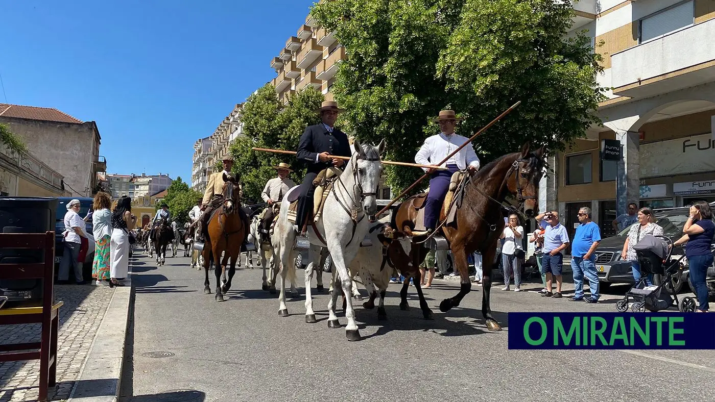Um cheirinho a Feira do Ribatejo no centro de Santarém