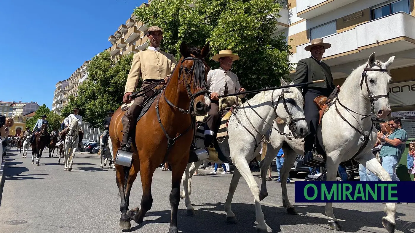 Um cheirinho a Feira do Ribatejo no centro de Santarém