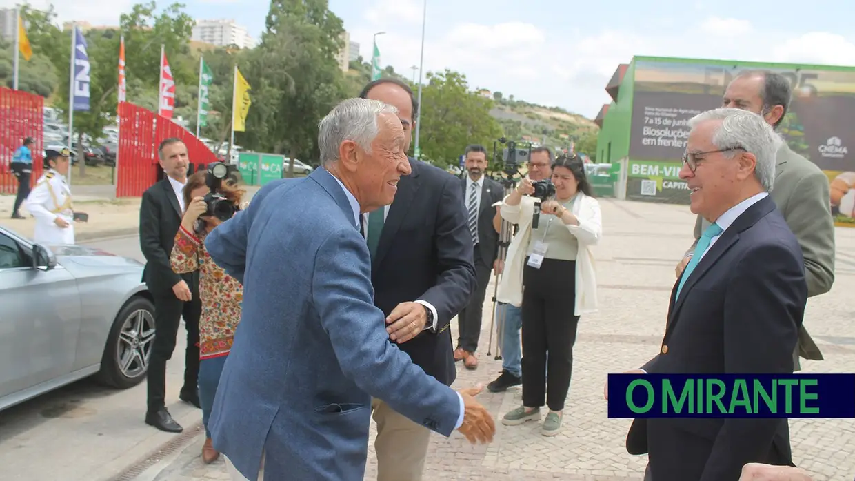 Marcelo cumpriu a tradição e não faltou à Feira de Agricultura em Santarém