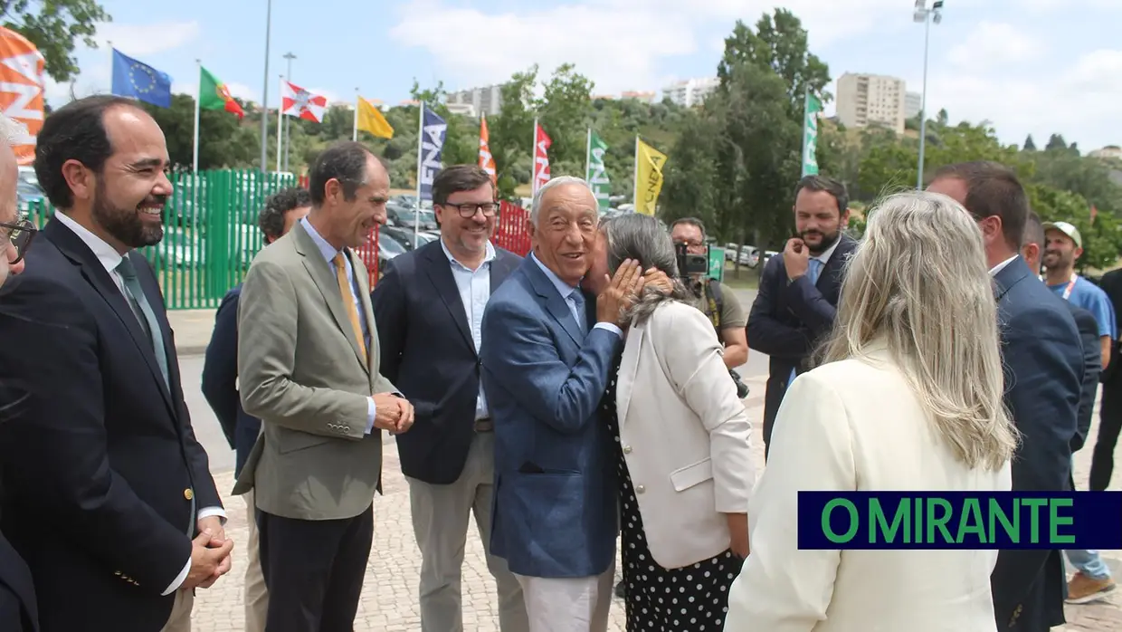 Marcelo cumpriu a tradição e não faltou à Feira de Agricultura em Santarém