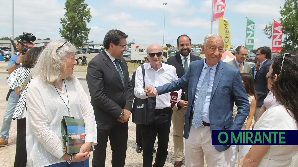 Marcelo cumpriu a tradição e não faltou à Feira de Agricultura em Santarém