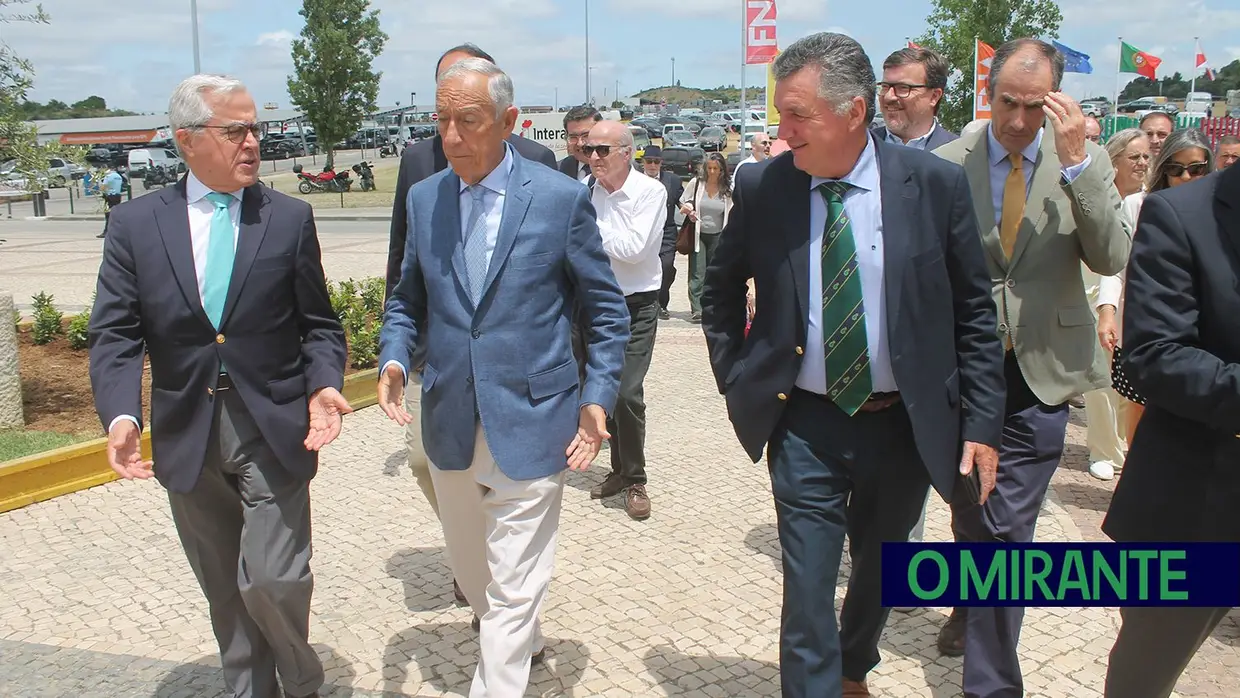 Marcelo cumpriu a tradição e não faltou à Feira de Agricultura em Santarém