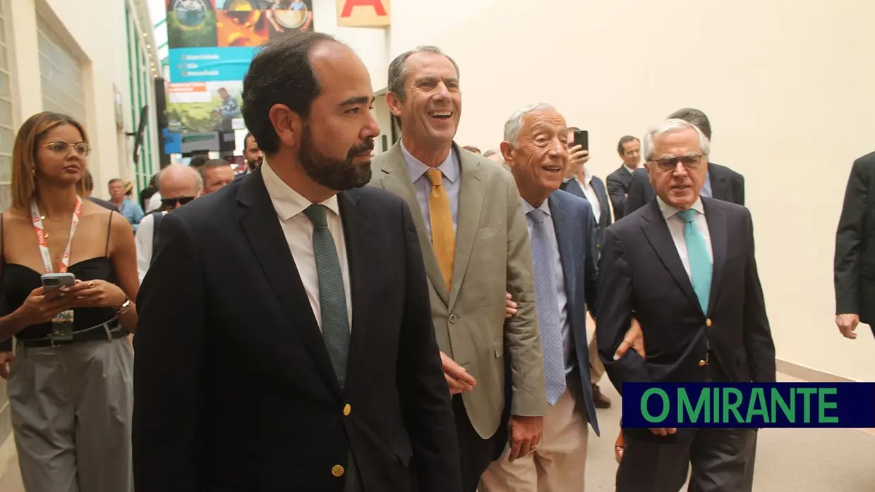 Marcelo cumpriu a tradição e não faltou à Feira de Agricultura em Santarém