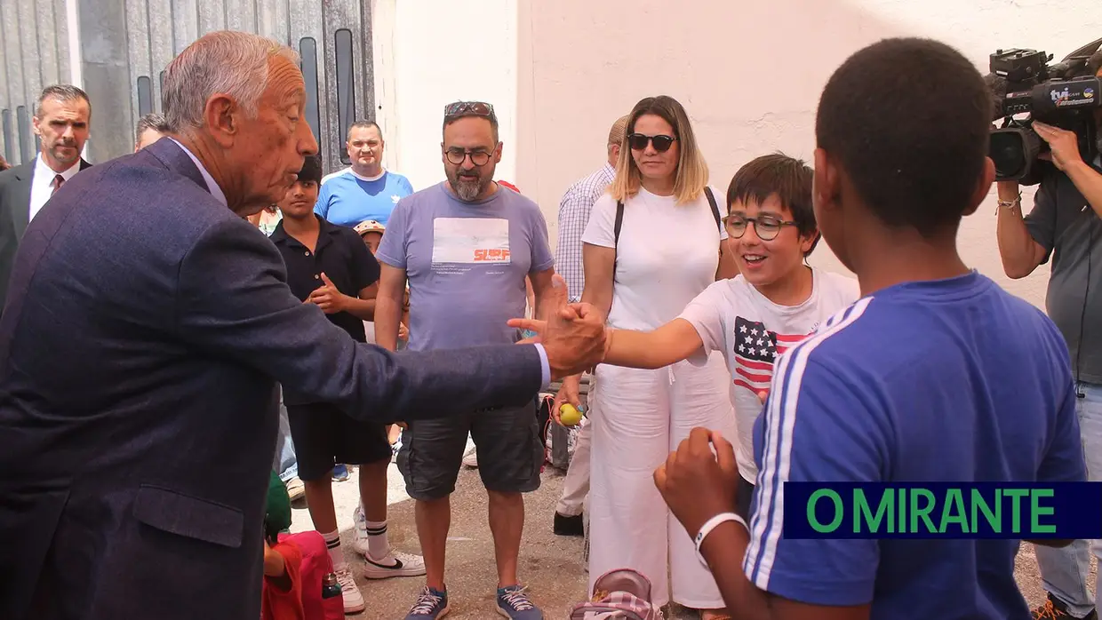 Marcelo cumpriu a tradição e não faltou à Feira de Agricultura em Santarém