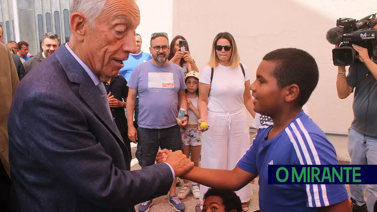 Marcelo cumpriu a tradição e não faltou à Feira de Agricultura em Santarém