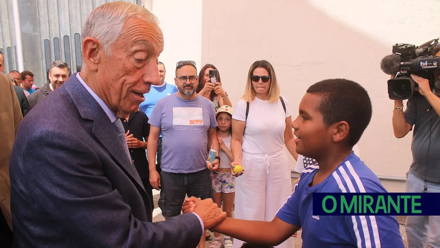Marcelo cumpriu a tradição e não faltou à Feira de Agricultura em Santarém