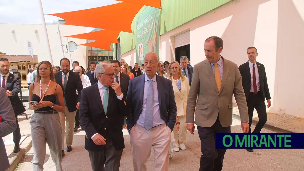 Marcelo cumpriu a tradição e não faltou à Feira de Agricultura em Santarém