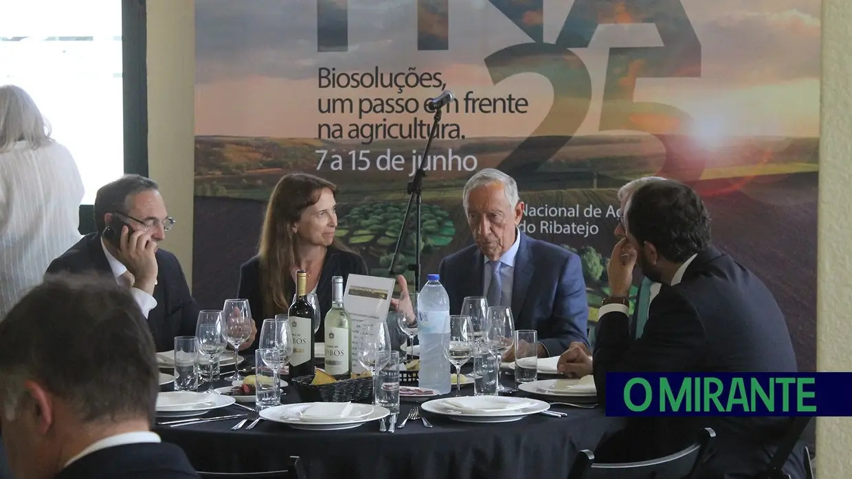 Marcelo cumpriu a tradição e não faltou à Feira de Agricultura em Santarém