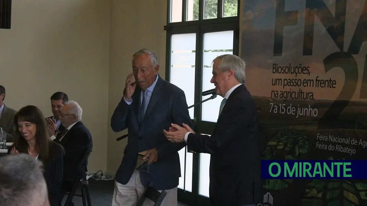 Marcelo cumpriu a tradição e não faltou à Feira de Agricultura em Santarém